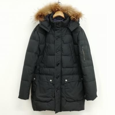 JOSEPH ABBOUD ジョセフアブード コート ネイビー L ミドル丈 JOSEPH ABBOUD (Men) / ジョセフ アブード TOP | ファッション