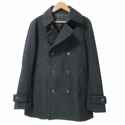 YSL 黒 ウール ピーコート　美品 ゆういちです YSL 黒 ウール ピーコート 美品 ゆういち様専用です