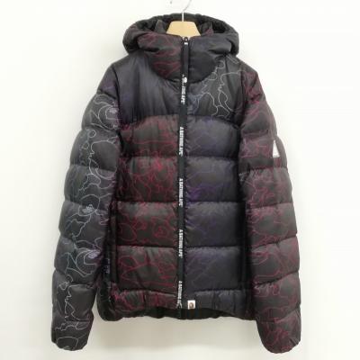 アベイシングエイプ ダウン ジャケット チェック ヌプシ バッグロゴ 美品 希少 A BATHING APE（アベイシングエイプ）の「BAPE JEWELS DOWN
