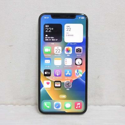 Apple iPhone X 本体 64GB バッテリー84% Apple iPhone X - 64GB - Silver (Unlocked) A1901 (GSM) (CA