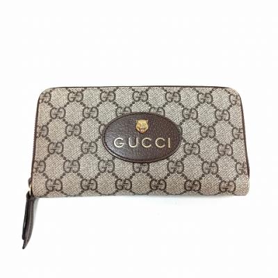 GUCCI ラウンドファスナー長財布 GGスプリーム（GUCCI）の