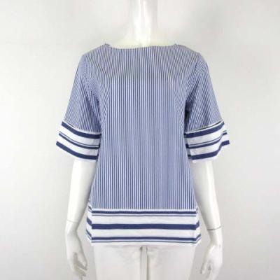 美品★ドゥクラッセ リネン ラメプリント チュニックブラウス XL 銀　ネイビー DoCLASSEのおすすめ人気商品一覧 通販 - Yahoo!ショッピング