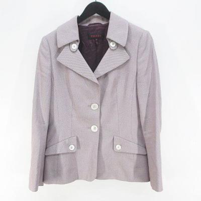 ESCADA エスカーダ ライトパープル 燃える フックボタンジャケット  