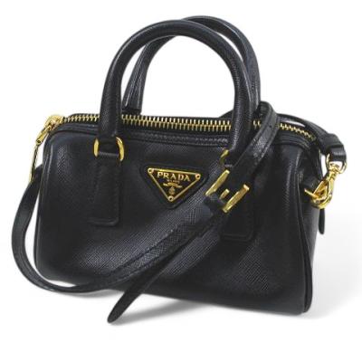 Prada 極美品 黒 2way サフィアーノ レザー ハンドバッグ プラダ プラダPRADA サフィアーノハンドバッグのおすすめ人気商品一覧