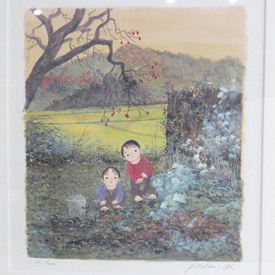 早い者勝ちセール　開田風童 リトグラフ 『風』 直筆サイン 10/185 版画 Yahoo!オークション -「開田風童」の落札相場・落札価格