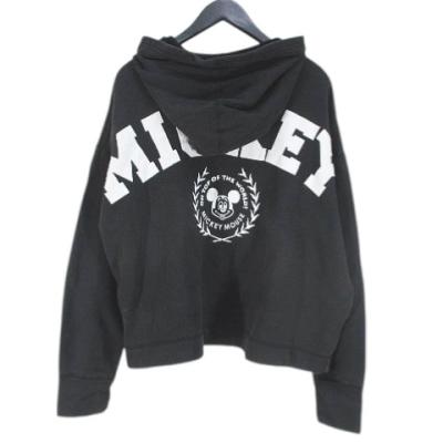 きょん　新品　moussy マウジー　ディズニー　パーカー　黒　ブラック 新品 moussy マウジー ディズニー パーカー 黒 ブラック
