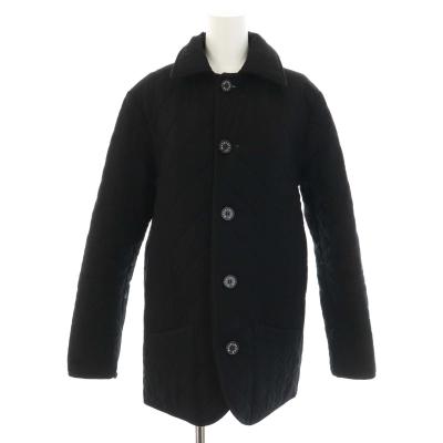 【美品】MACKINTOSH キルティングコート 裏ボアブラック 黒 人気✨マッキントッシュ キルティング コート ロング 裏地ボア