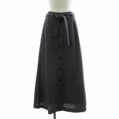 USED品【capiciuex le'mage】ベルト付きフレアスカート38 スカートベルト（CAPRICIEUX LE'MAGE／ファッション）のおすすめ