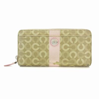 Coach 長財布 ベージュ ピンク 小難ありCOACH 長財布 ハート柄 ベージュ/ピンク - メルカリ