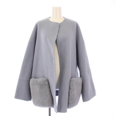 Mila Owen 2WAYファーポケットリバーコート美品 Mila Owen（ミラオーウェン）の「2WAYファーポケットリバー