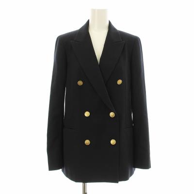 CELFORDセルフォード 紺ブレザー ダブルジャケット 金ボタン 36 紺ブレザー メンズ ダブルブレスト4x1ボタン 金色メタル風