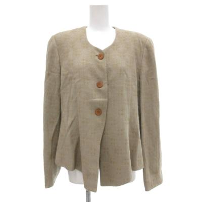 新品　ジョルジオアルマーニ　ニット　ノーカラージャケット　サイズ44 ARMANI レディースノーカラージャケット｜コート、ジャケット
