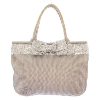 ANTEPRIMA MISTO ワイヤー×サテンリボン　アイボリー トートバッグ ANTEPRIMA MISTO ワイヤー×サテンリボン アイボリー トートバッグ