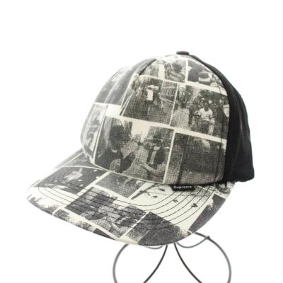 正規品　Supreme キャップ　帽子 アメリカ製　グレー　灰色 Supreme ロゴ キャップ | グレー | FARFETCH JP