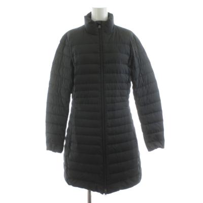 【中古】ポロ ラルフローレン ダウンコート ロング ジップアップ ロゴ刺繍 S 黒 ブラック 211782400001 ポロ ラルフローレン POLO RALPH LAUREN ダウンコート ロング ジップ