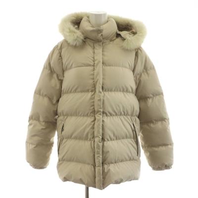 MONCLER レディースダウンコート、ダウンジャケット（色：ベージュ系