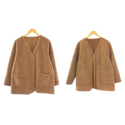 シップス ノーカラーショートコート レディースのおすすめ人気商品一覧