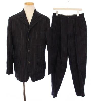 COMME des GARCONS HOMME PLUS定番製品染スーツXS美品 コムデギャルソンオムプリュス（メンズスーツ、フォーマル