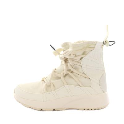 NIKE　ナイキ　タンジュン ハイライズ　ウィメンズ23cm　白ホワイト×レッドナイキマーク　防水　ショートブーツ　ハイカットスニーカー ナイキタンジュン（レディーススニーカー）｜シューズ | ファッション