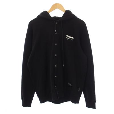 agnes b.　アニエスベー　ジップアップパーカー　ツヤあり黒 agnes b.（アニエスベー）の「【agnes b.×NERGY】ZIP UPフーディー