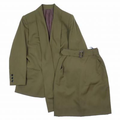 美品ゴルチェ ブラウン系模様入りスーツセット Jean Paul GAULTIER HOMME vintage セットアップスーツ（JG-S