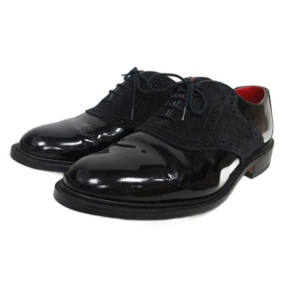 Tricker's ブラックスエード ドレスシューズ　UK8 トリッカーズ トリッカーズ スエード（メンズシューズ、紳士靴） | ファッション の