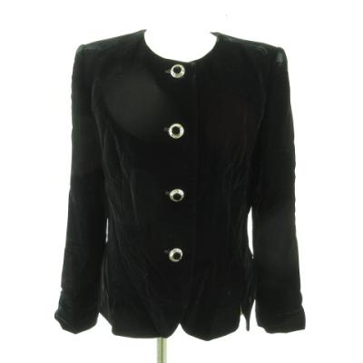 ❤︎ Igin Zibeline イギンジブリーヌ ノーカラーフォーマルジャケット 表情豊かな素材のジャケット イギン ジブリーヌ | フォーマル