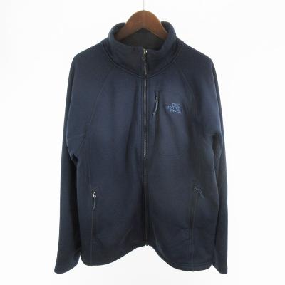 ノースフェイス ボアフルジップフリースジャケット メンズXLネービー紺
