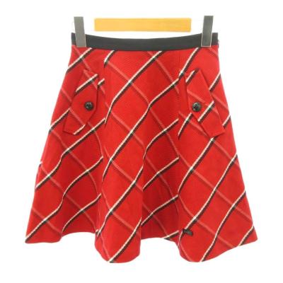 赤チェックスカート（BLUE LABEL CRESTBRIDGE）の商品一覧 通販