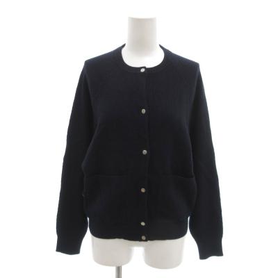 美品 LOUNIE ルーニィ ビジュー付きカーディガン F ネイビー バックロゴメッシュニットカーディガン｜LOUNIE（ルーニィ）公式サイト