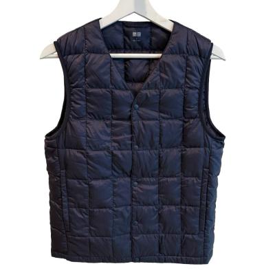 【新品】UNIQLO ＋J ダウンベスト ネイビー　M ダウンベスト メンズ（ユニクロ／ファッション）の商品一覧 通販