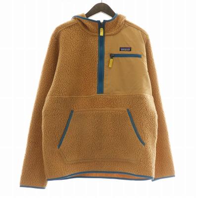 フリースハーフジップメンズ（patagonia）（色：ベージュ系）の