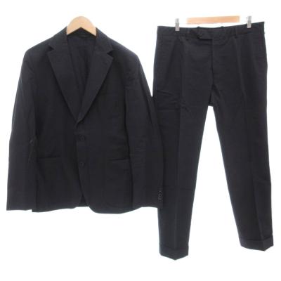 【中古】ベルベスト Belvest TOMORROWLAND別注 セットアップ スーツ ジャケット パンツ 背抜き シングル BELVEST（ベルベスト） Belvest TOMORROWLAND別注 セットアップ スーツ