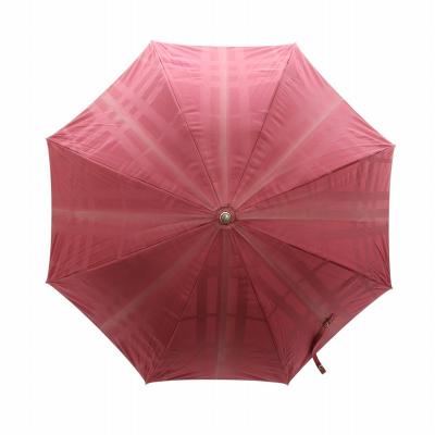 BURBEEERY バーバリーノバチェックピンクサイドロゴ晴雨兼用長傘