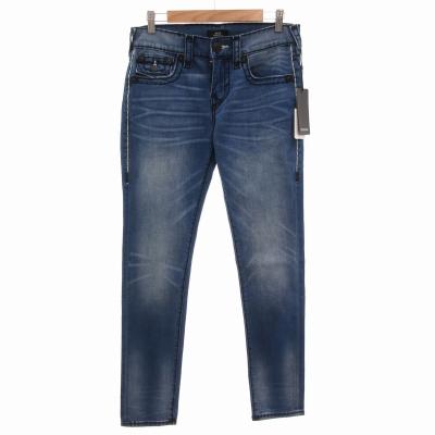True Religion メンズダークブルー デニム、新品タグ付き TRUE RELIGION(トゥルーレリジョン) デニムパンツ インディゴ