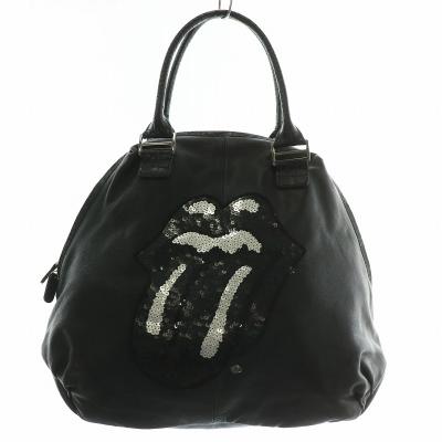 ローリングストーンズ　バッグ　黒系 楽天市場】ロック ショルダーバッグ ROLLING STONES ローリング