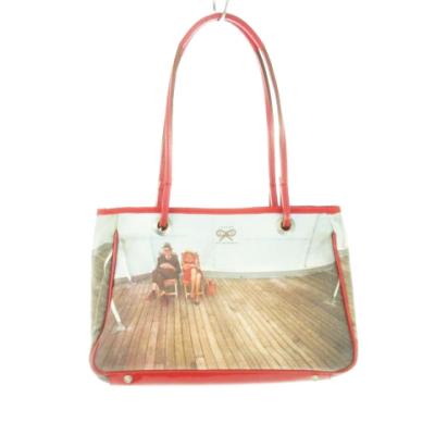 アニヤハインドマーチ バッグ トート 転写プリントのおすすめ