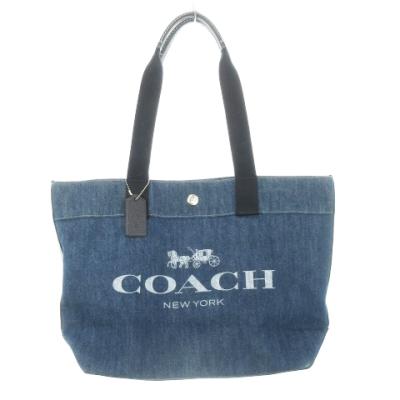 【正規品】COACH コーチ トートバッグ レザー ブルー レディース COACH（コーチ）の「カーゴ トート 26（トートバッグ）」 - WEAR