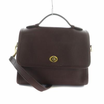 希少 オールドコーチ OLDCOACH ショルダーバッグ シルバー金具 グレー