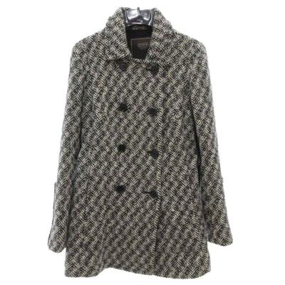 新品タグ付き COACH コーチ ラムファー付きグレー ロングコート 公式】COACH – コーチ | ダブル フェイス コート