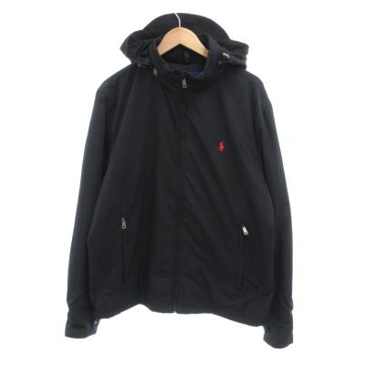 美品✨ラルフローレン マウンテンパーカー ナイロンジャケット ブラック ポニー 美品 Ralph Lauren ポロラルフローレン ビッグポニー 国別