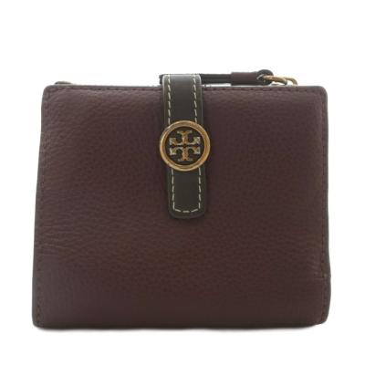 TORY BURCH（トリーバーチ） 財布 二つ折り レザー ロゴ ゴールド金具