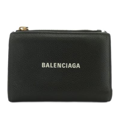 BALENCIAGA バレンシアガ　二つ折り財布 黒　激レア　美品 BALENCIAGA（バレンシアガ） BALENCIAGA 694166 財布 二つ折り レザー