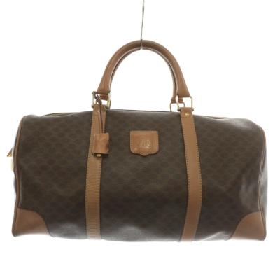 CELINE（セリーヌ） ボストンバッグ 旅行カバン PVC レザー マカダム柄