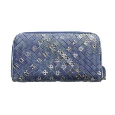 BOTTEGA VENETA メンズ長財布（色：ネイビー系）｜財布｜ファッション