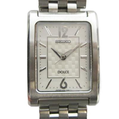 8】SEIKO DOLCE クォーツ 腕時計 シルバーカラー セイコー SEIKO 