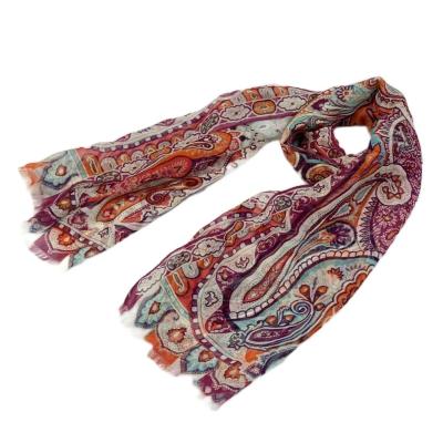 極美品 ETRO ペイズリー柄 ストール　エトロ　ショールー ETRO/エトロ_Women通販 | ペイズリー シルク ショール【送料無料