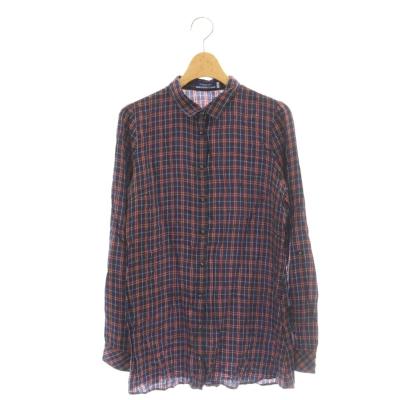 バーバリー ロンドン ティッシ期 シャツ ブラウス 長袖 34 茶 ブラウン BURBERRY（シャツ/ブラウス(長袖/七分) ・ ブラウン/茶色系）のフリマ