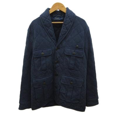 [ポロ ラルフローレン] メンズ キルティングコート M ネイビー 並行輸入品 POLO RALPH LAUREN キルティングジャケット（色：ネイビー系）の