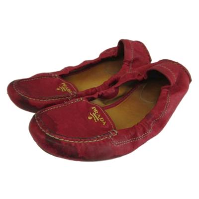 プラダ　PRADA　ローファー　ドライビングシューズ　赤　レッド PRADA プラダドライビングシューズのおすすめ人気商品一覧 通販